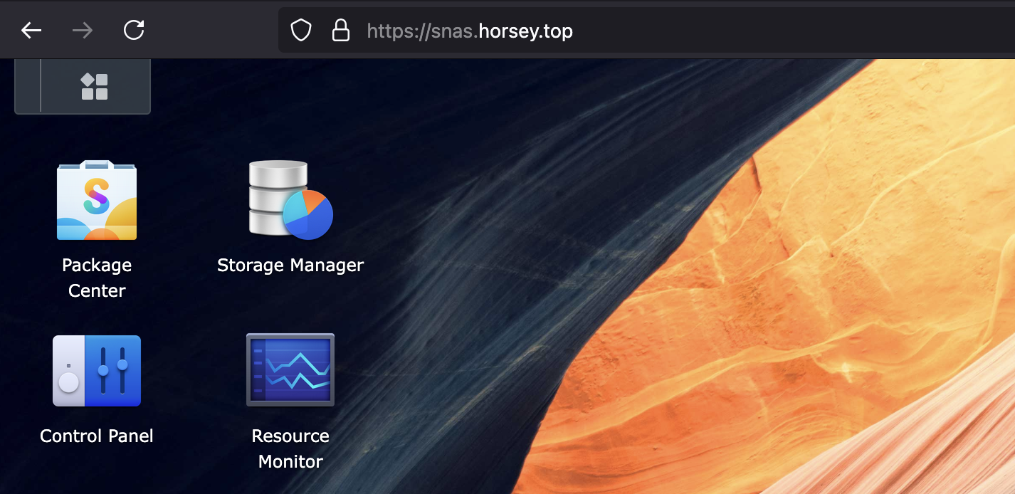 Local login page with SSL certificate